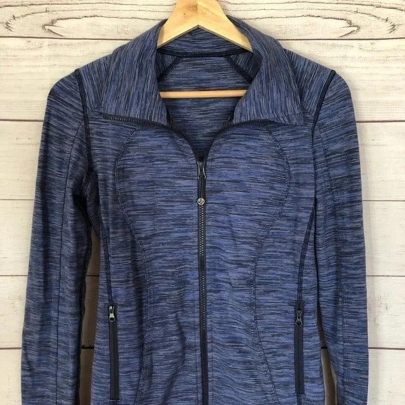 Lululemon Nice Asana Wee Are From Space Cadet Blue Athletic Jacket 4 - Picture 5 of 8